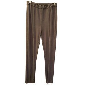 Soft Surroundings Women Ankle Skinny Stretch Pants Size‎ TS Elastic Brown